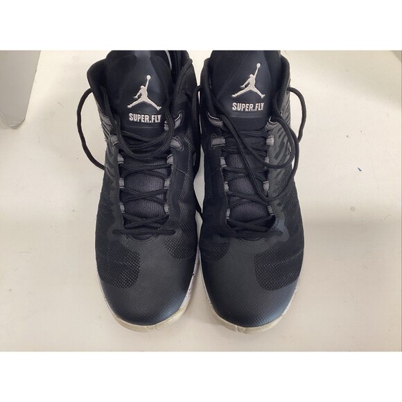 Nike air Jordan super fly 5 men’s 12.5 844691-040 black - Picture 9 of 11